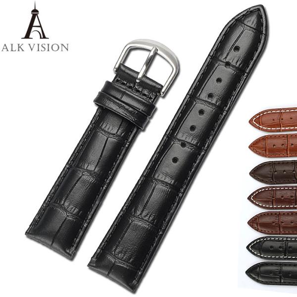 Band for Watch Genuine Cow Leather Men Watch Women Fashion Bracelet Strap