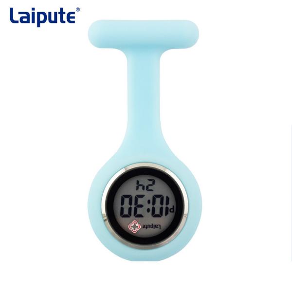 Buy cheap Pin Buckle Digital Fob Watch Electronic Display Skin Friendly Silicone Nurse Watch from wholesalers