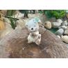 Buy cheap Custom Pottery Garden Ornaments Handmade Puppy Ceramic Garden Decor from wholesalers