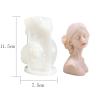 Buy cheap Human Body Geometric Candle Mold Silicone Blindfolded Girl 3D DIY Customized from wholesalers