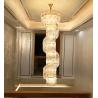 Buy cheap Luxury crystal chandelier duplex building hollow living room lamp large chandelier(WH-NC-91) from wholesalers