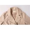 Buy cheap Ladies Melton Jacket / Women'S Zipper Jacket / Beige Color Metal Zipper from wholesalers