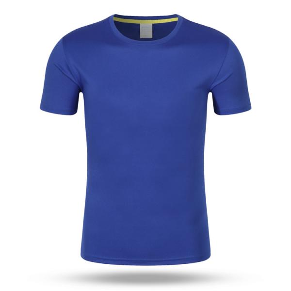 Buy cheap Custom logo Sport T shirt Fitness Gym Quick Dry Polyester T Shirt Breathable Causal Outdoor Sportswear Shirts from wholesalers