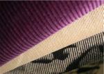 Water Proof Purple Corduroy Fabric Antibacterial 60 Cotton 40 Polyester