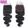 Buy cheap Brazilian Unprocessed Hair Bundles With Closure , 6 * 6 5 * 5 4 * 4 Lace Closure from wholesalers
