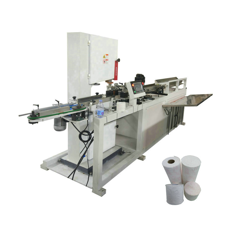 High Speed Band Saw Toilet Paper Kitchen Towel Cutting Machine For Sale 100cuts/min