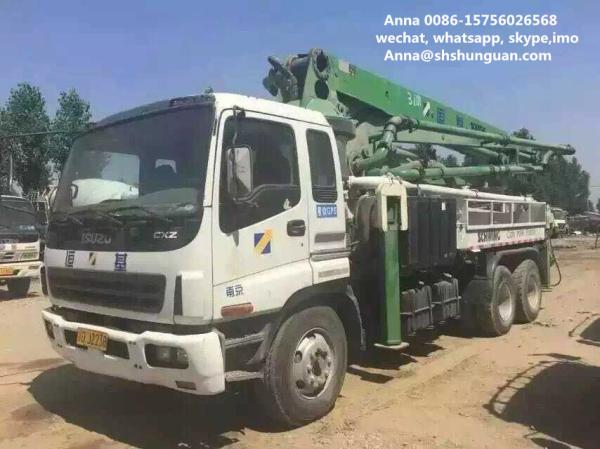 Buy cheap 34m Boom Used Concrete Pump Truck , Germany Schwing Concrete Pump Truck from wholesalers