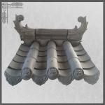 Traditional Chinese Grey Clay Roofing SGS Timeless Style With Modern Durability