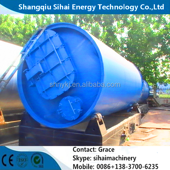 Tire Recycling Line For Pyrolysis Oil Refinery Production Equipment