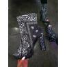 Buy cheap Fake Suede PU 5inch Ladies High Heeled Boots Open Toe Fish Mouth from wholesalers