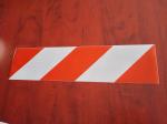 Honeycomb Red And White Reflective Tape For Trucks Din Standard 1.22m*45.72m