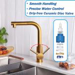 316 Marine grade stainless steel faucet 304 brass color kitchen pull out tap