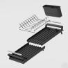 Buy cheap Metal Wire Utensils Holder Dish Draining Board Rack Kitchen Organization from wholesalers