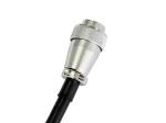500V 12PIN Welded Cable Plug Insulated Metal Shielded Power Tool Harness IP67