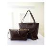 Buy cheap Retro Vintage Women's Handbag quality 3pcs in 1 set bag brown bolso blanco from wholesalers
