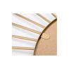 Buy cheap Simplify Black And Gold Round Mirrored Metal Wall Art For Outdoor Indoor Decor from wholesalers