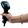 Buy cheap Black Handheld USB Barcode Scanner for Warehouse Transportation Express Delivery Retail from wholesalers