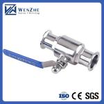 1''-8'' Standard Stainless Steel Ss 304 316 Sanitary Tri-Clamp Ball Valve with