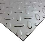 16 Gauge 10 Gauge Embossed Stainless Steel Plate 410 310 ASTM Lentil Flower