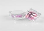 Empty Plastic Cosmetic Cream Jars ISO9001 Hot Stamping OEM With Screw Cap