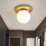 Glass Ball Ceiling light modern Staircase Balcony Corridor porch Bedside Hallway