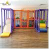 Buy cheap Small Soft Indoor Play Area Equipment Kids Play Room Area Games Mcdonalds Purple from wholesalers