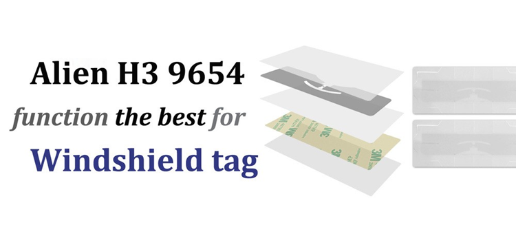 UHF RFID Windshield Tag