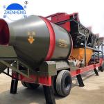 75m3/H Automatic Small Mobile Ready Mix Concrete Plant Weigh Hopper