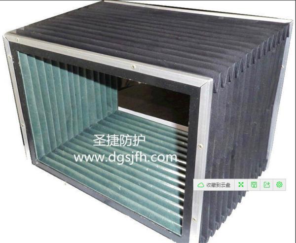 Buy cheap dust protective bellows made with metal frame +PVC +fiber cloth cover for scissor lift post lift from wholesalers