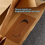 Wholesale kraft paper bag for bakery bread paper bag for bread,Carbon Branded