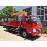 Buy cheap 4 X 2 8 Tons / 3 Ton Truck Mounted Crane , 143kw Power Truck Loader Crane from wholesalers