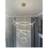 Buy cheap Cicle Chandelier Loft in the Hall Living Dining Room Gold Staircase Ring Pendant light(WH-NC-67) from wholesalers