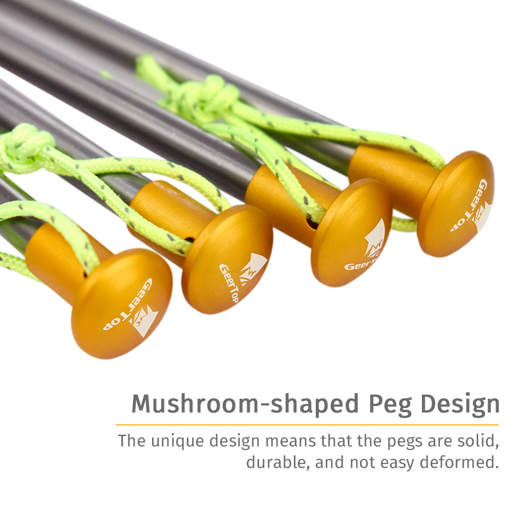 5.9in Aluminum Tent Pegs