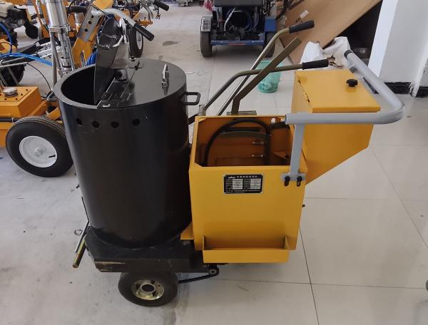 Buy cheap hand pushing thermoplastic road making machine 125L tank auto dispenser from wholesalers