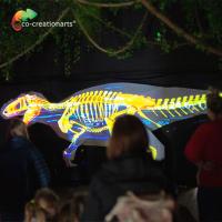 Buy cheap Lighting Decoration Fiberglass Dinosaurs Statue product