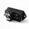 Buy cheap AC Power Connector Inlet Socket LZ-14-F14 C14 10A 250V 3 Pin Plug Toggle Switch Wiring SDK from wholesalers