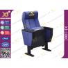 Buy cheap School Conference Hall / Theatre Seating Chairs PU Armrest High Back Cushion from wholesalers