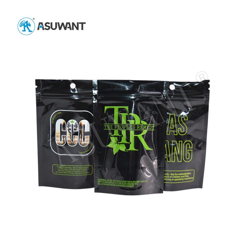 Dry Food k Stand Up Pouches Smell Proof Roasted Peanut Packaging Customization