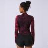 Buy cheap Half Zipper Womens Horse Riding Base Layer Quick Dry Long Sleeve Equestrian Tops from wholesalers