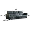 Buy cheap BN Leather Sofa Bed Italian Living Room Combination Space Capsule Electric Multifunctional Sofa Smart Recliner Sofa from wholesalers