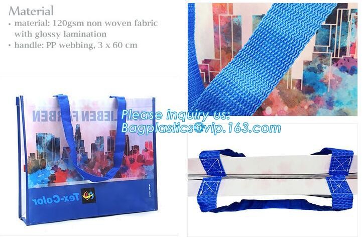 Promotional reusable eco d-cut non woven bag, Factory Price High Quality Laminated PP non woven bag laminated, BAGEASE
