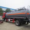 Buy cheap Red FAW 15000L 8×4 Hydrochloric Acid Tanker Truck Diesel Fuel Type Manual Transmission from wholesalers