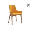 Buy cheap Modern Minimalist Wood Restaurant Chairs Nordic Fabric Seats W43 * D41 * H80cm from wholesalers