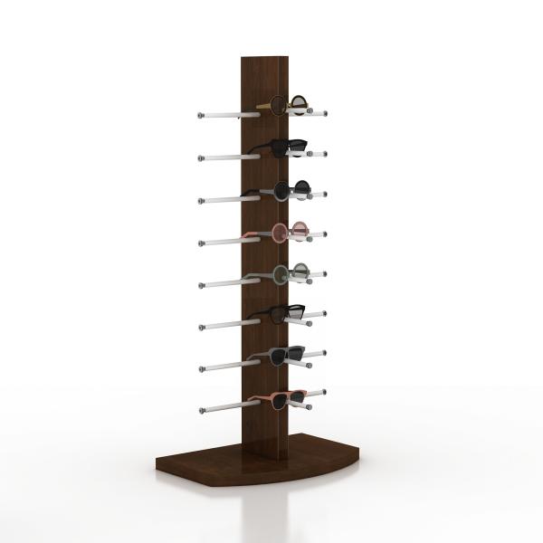 Buy cheap Sunglasses Display Stand Rack Floor Standing Shelf Optical Lens Frame 8 Pair Eyewear from wholesalers