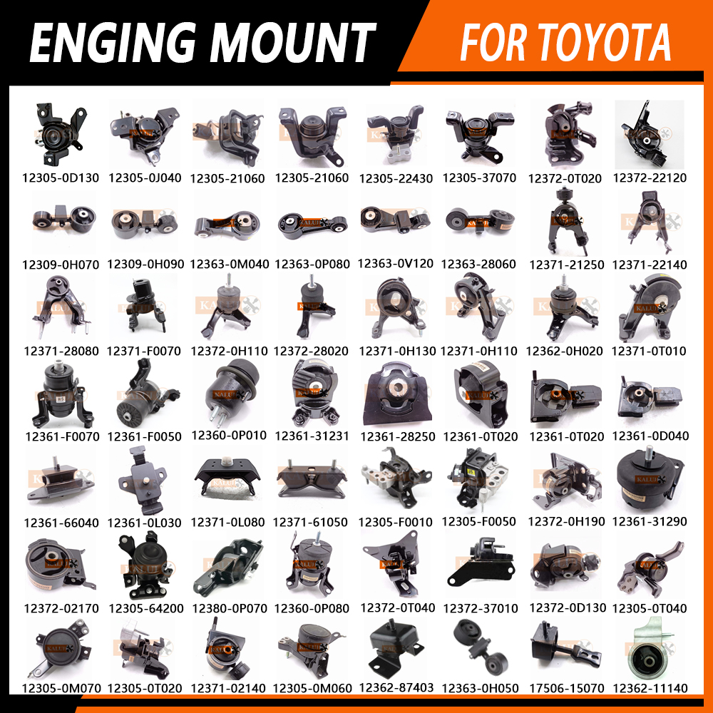 12361-54143 12361-67020 12361-67050 Replacement Engine Mounts For To-Yota HIACE HILUX