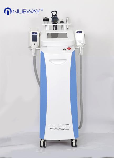 Buy cheap Double Chin removal 5 handles Cryolipolysis RF Cavitation body slimming machine from wholesalers