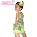 Confetti Halter Neck Sequin Dress , Shuttle Pleated Skirt Dress Dance Clothes