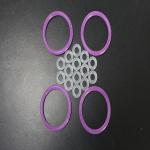 AS568 PG Standard Size High Temperature Soft PTFE NBR PU O-Ring for Mechanical
