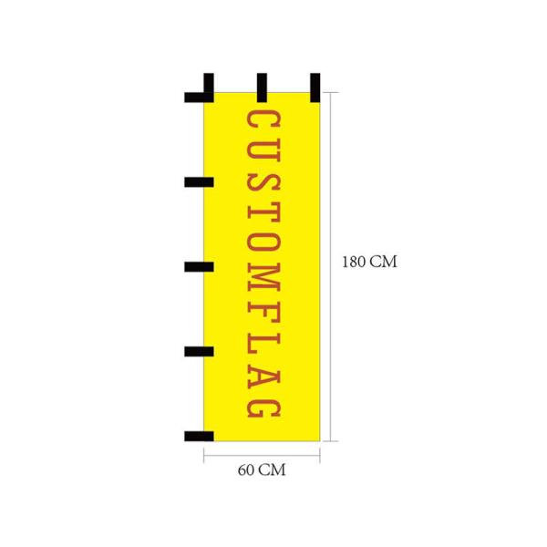 Buy cheap Vertical Mini Nobori Flag Double Side Printing For Outdoor Advertising from wholesalers