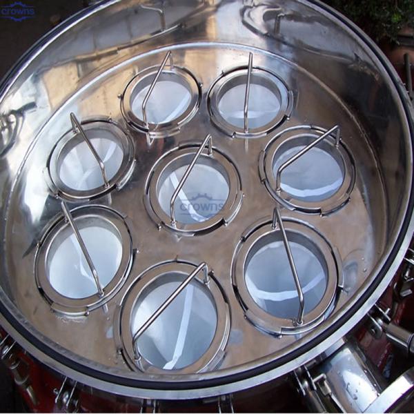 Buy cheap Stainless Steel Multi Bag Filter Housing Industrial Water Filters For Food Industry from wholesalers